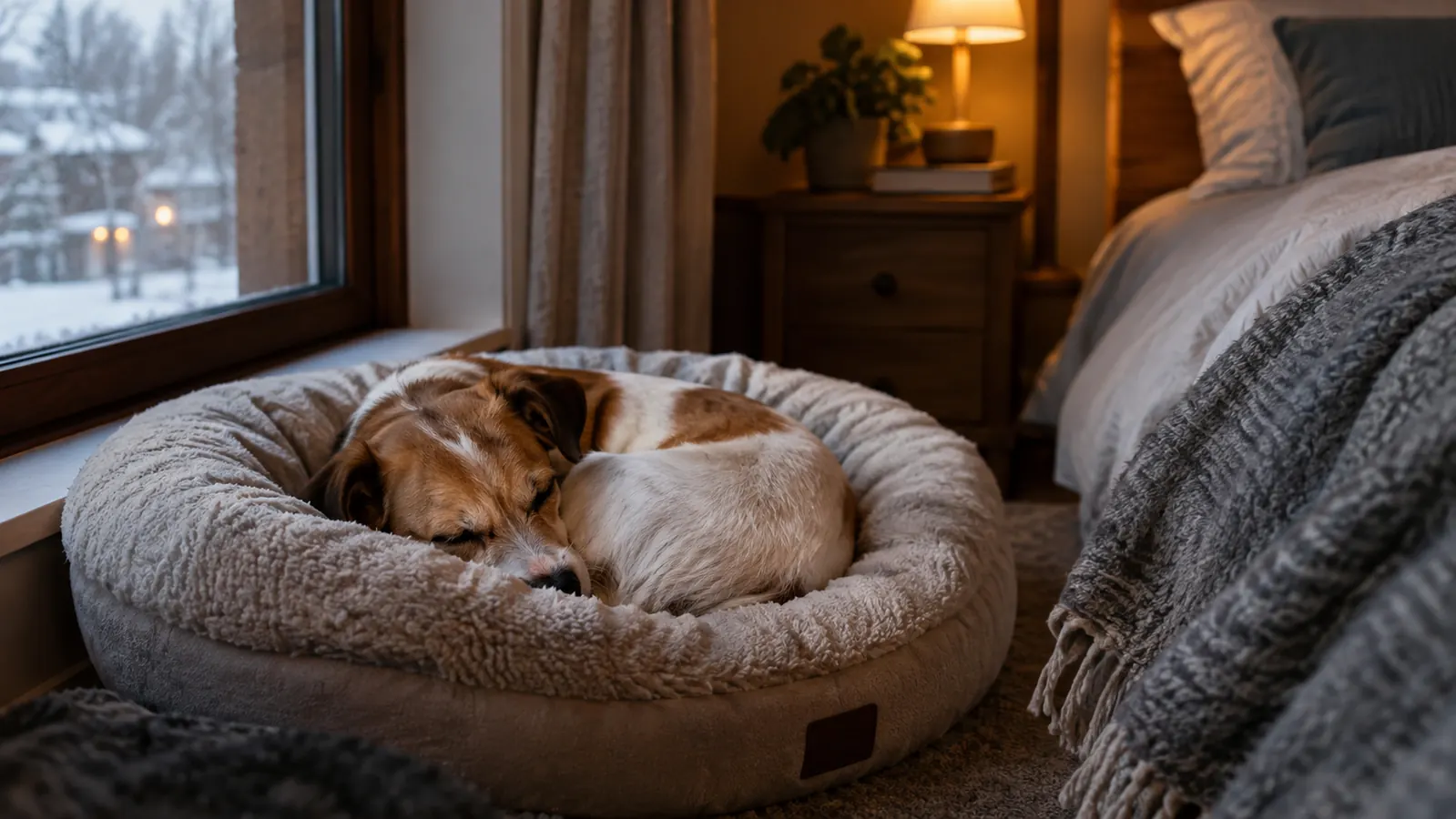 How to Help a Cold Dog Sleep Through the Night